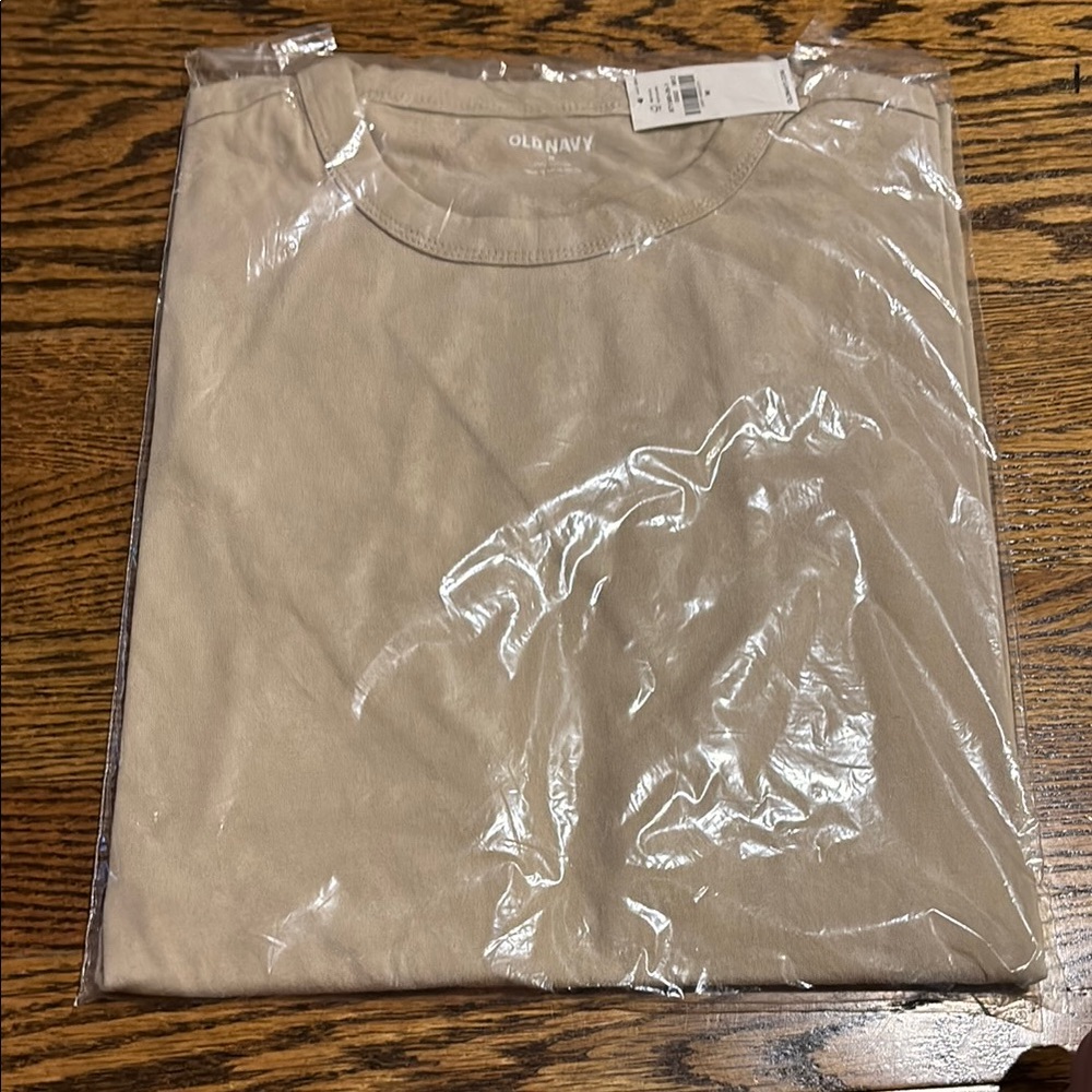 Old Navy Oversize Tan T-Shirt